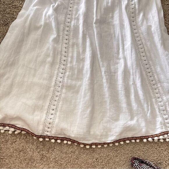 NWT Natural Cotton White The Eclipse Collection White Sun Dress size XL - Picture 3 of 6